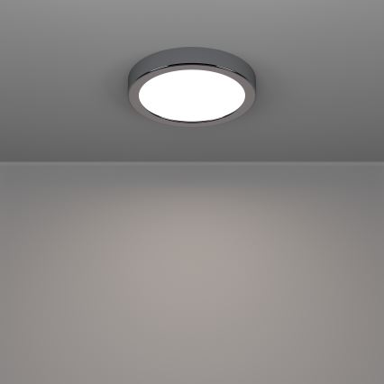 Eglo - Plafón LED para baño LED/7,5W/230V 2700/4000/6500K diámetro 16,6 cm IP44 cromo brillante
