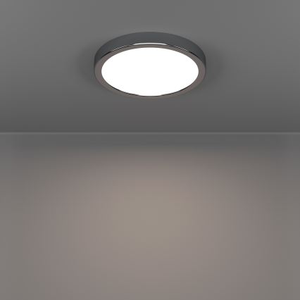 Eglo - Plafón LED para baño LED/11,5W/230V 2700/4000/6500K Ø 21,1 cm IP44 cromo brillante