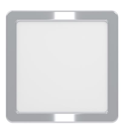 Eglo - Plafón LED para baño LED/7W/230V 2700/4000/6500K 15x15 cm IP44 cromo brillante