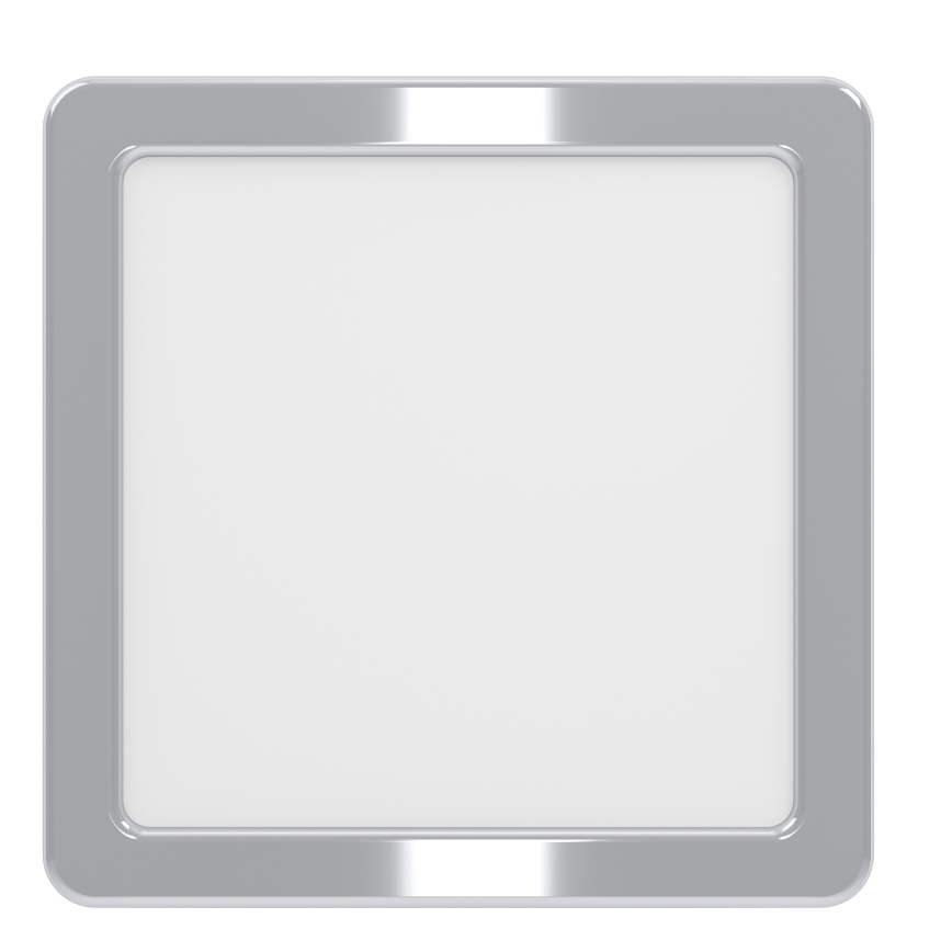 Eglo - Plafón LED para baño LED/7W/230V 2700/4000/6500K 15x15 cm IP44 cromo brillante