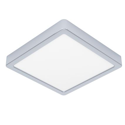 Eglo - plafón LED de techo para baño LED/10,5W/230V 2700/4000/6500K 22x22 cm IP44 cromo brillante