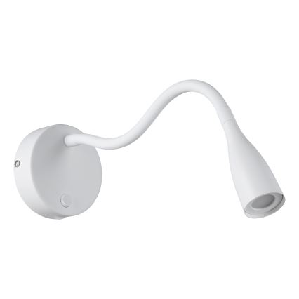 Eglo - Lámpara de pared LED flexible con USB LED/3,8W/230V blanca