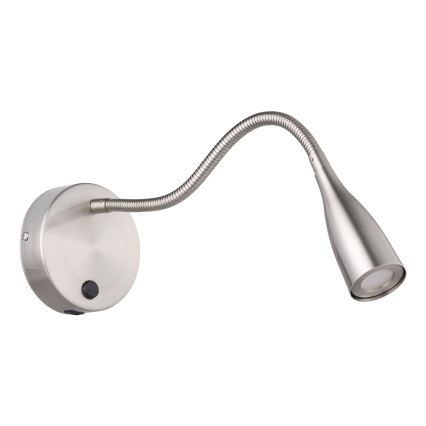 Eglo - Lámpara de pared LED flexible con USB LED/3,8W/230V cromo mate