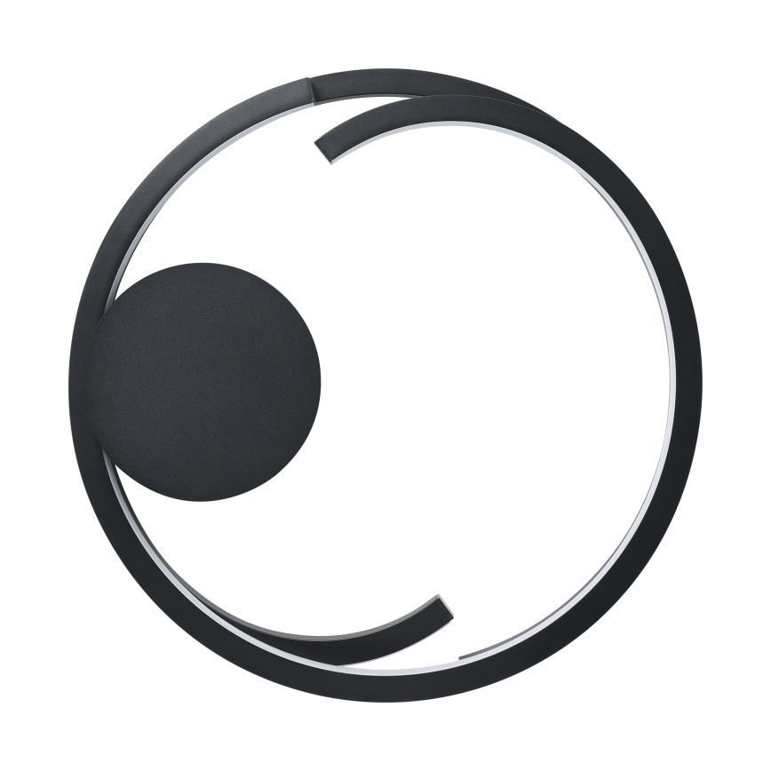 Eglo - Luminaria LED de techo regulable 2xLED/20W/230V 2700-6500K Ø 48 cm negra + mando a distancia