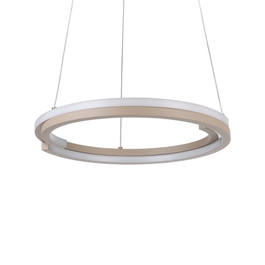 Eglo - Lámpara colgante LED regulable con cable 2xLED/20W/230V 2700-6500K Ø 48 cm beige + mando a distancia