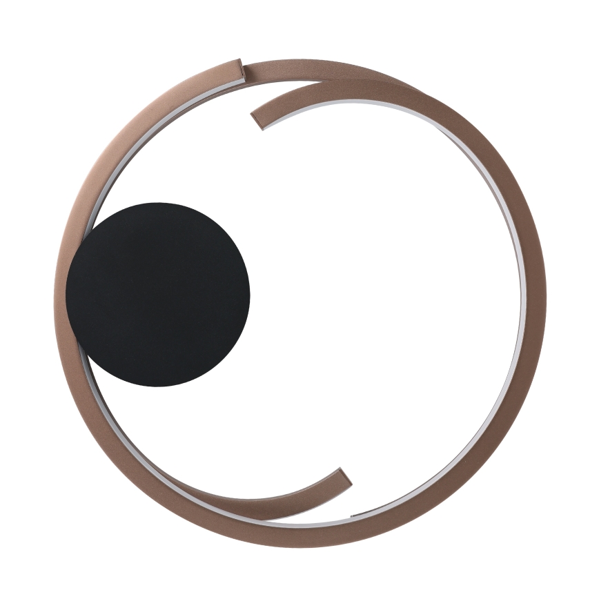 Eglo - Lámpara de techo LED regulable 2xLED/20W/230V 2700-6500K diámetro 48 cm acabado en bronce + mando a distancia