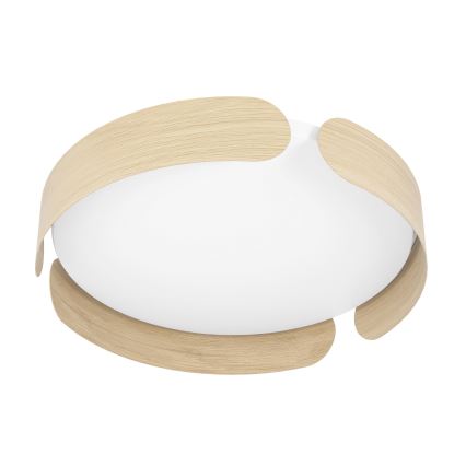Eglo - Luminaria de techo LED/20W/230V Ø 37 cm beige