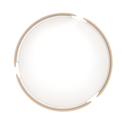 Eglo - Luminaria de techo LED/20W/230V Ø 37 cm beige