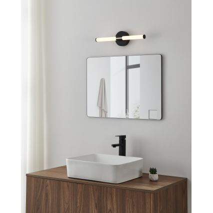 Eglo - Iluminación LED para espejo de baño LED/7,5W/230V 3000/4000/6500K 45 cm IP44 negro