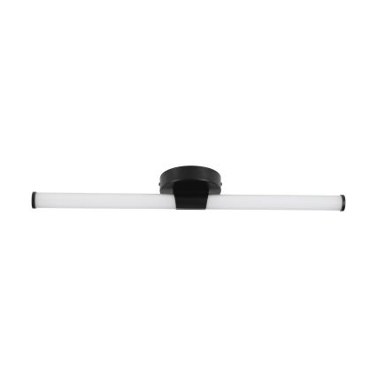 Eglo - Iluminación LED para espejo de baño LED/11W/230V 3000/4000/6500K 60 cm IP44 negra