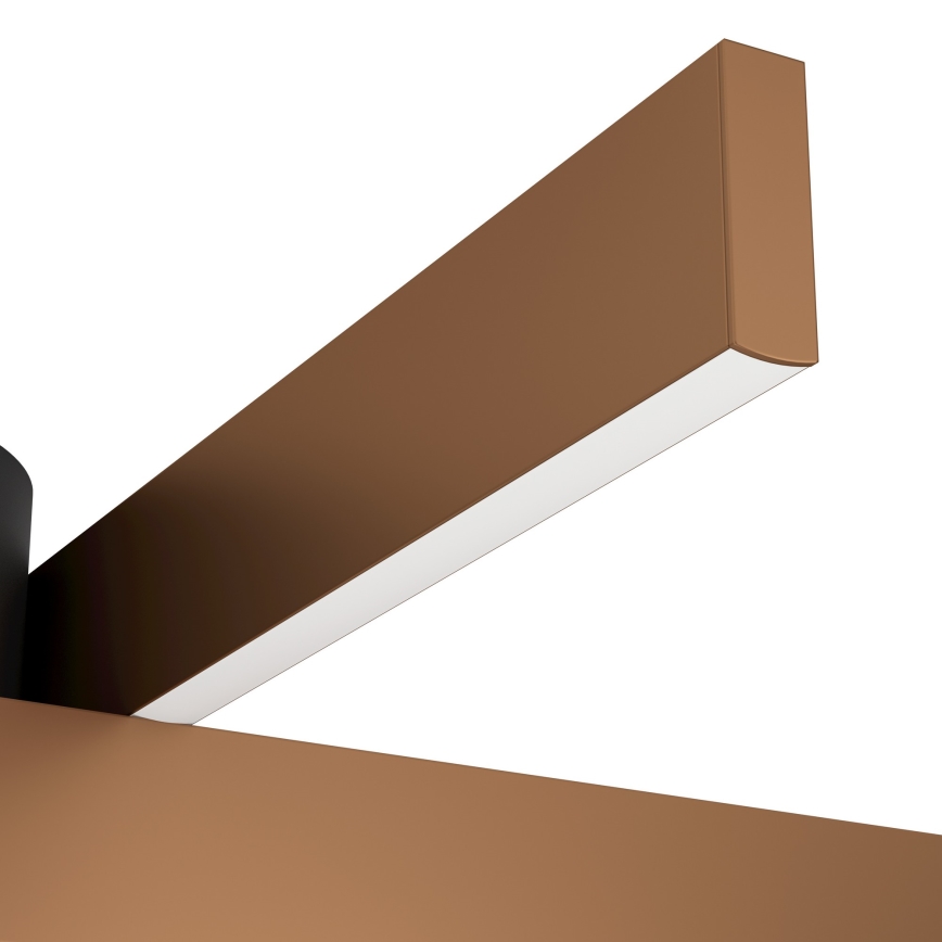 Eglo - Luminaria de techo LED RGBW regulable 2xLED/18W/230V 2700-6500K cobre/negro