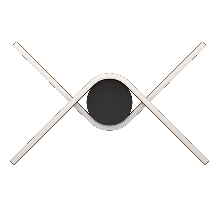 Eglo - Luminaria de techo LED RGBW regulable 2xLED/18W/230V 2700-6500K cobre/negro