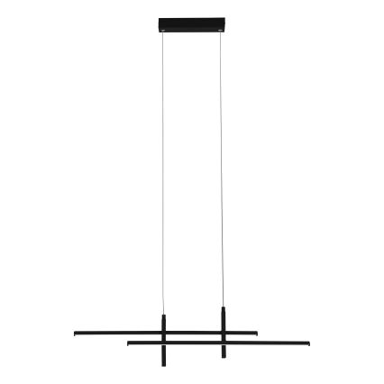 Eglo - Lámpara colgante LED con cable LED/20W/230V negra