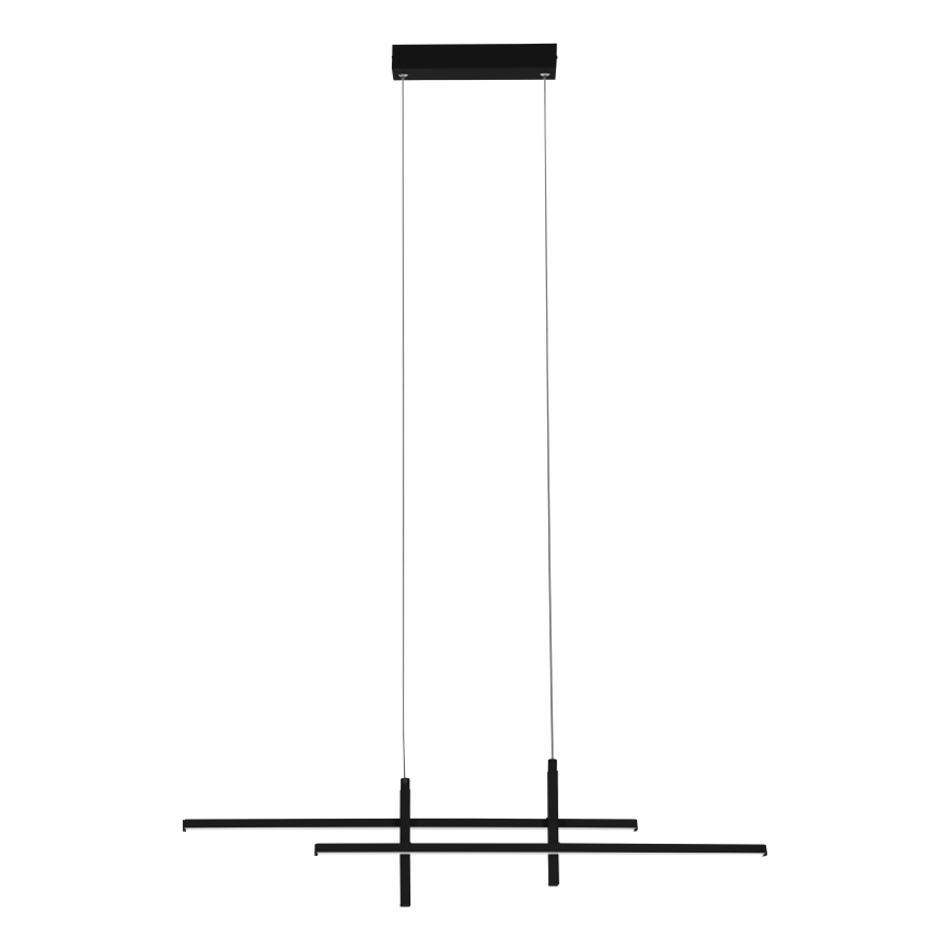 Eglo - Lámpara colgante LED con cable LED/20W/230V negra