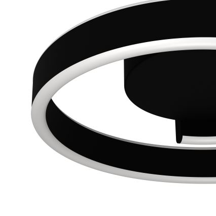 Eglo - Lámpara de techo LED RGBW regulable LED/37W/230V 3000-6500K negra