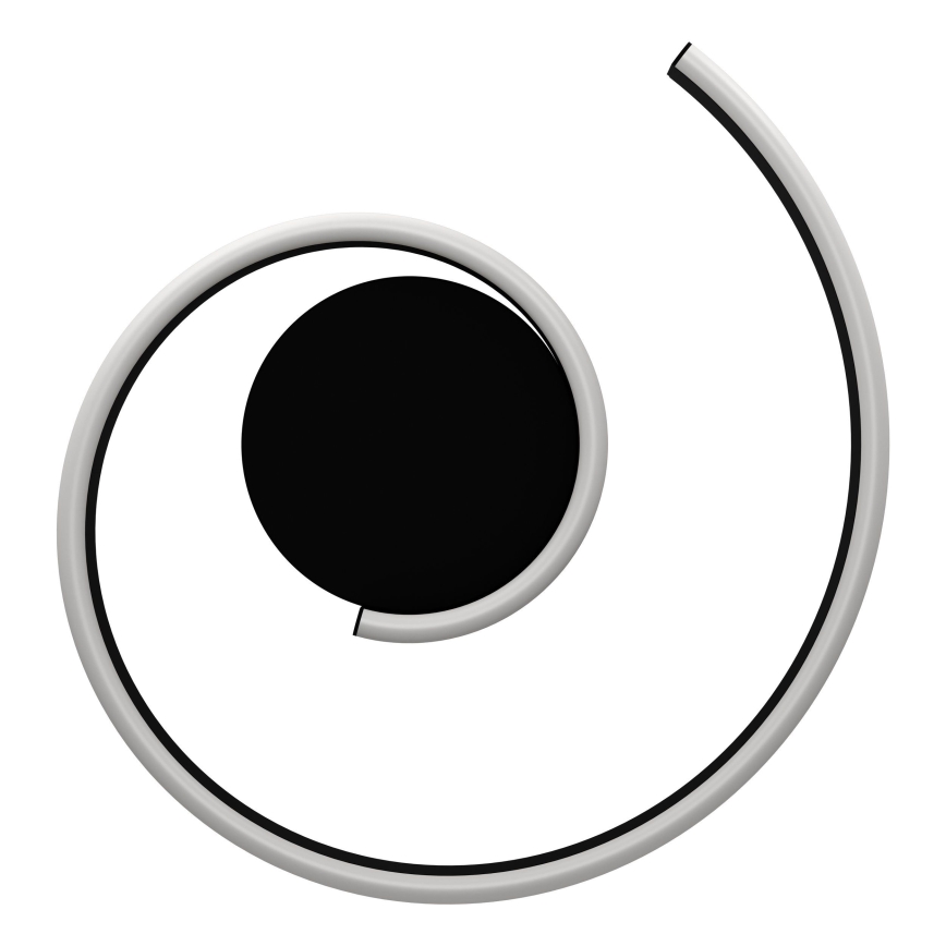 Eglo - Lámpara de techo LED RGBW regulable LED/37W/230V 3000-6500K negra