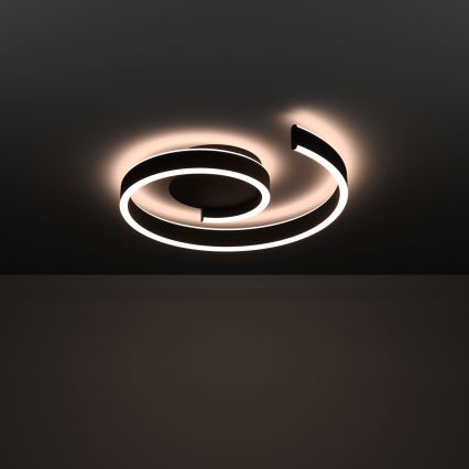 Eglo - Lámpara de techo LED RGBW regulable LED/37W/230V 3000-6500K negra