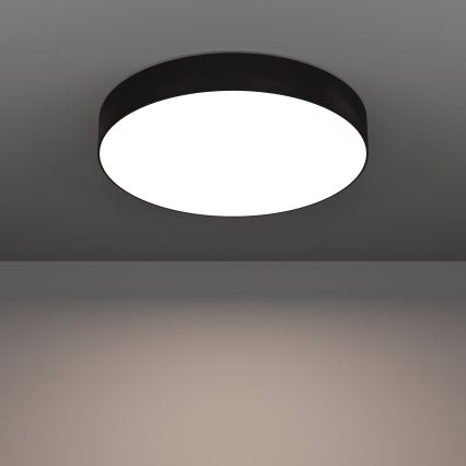 Eglo - Lámpara de techo LED RGBW regulable LED/26W/230V 2700-6500K Ø 49 cm negra