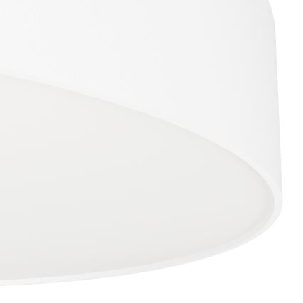 Eglo - Plafón LED RGBW regulable, 26 W, 230 V, 2700–6500 K, Ø 49 cm, blanco