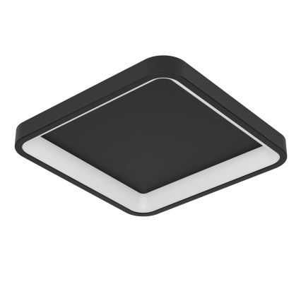 Eglo - Plafón LED RGBW regulable LED/20W/230V 2700-6500K 35x35 cm negro