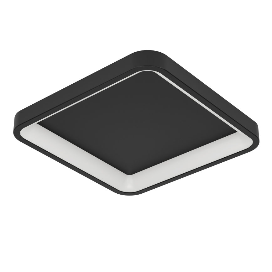 Eglo - Plafón LED RGBW regulable LED/20W/230V 2700-6500K 35x35 cm negro