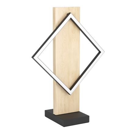 Eglo - Lámpara de mesa LED/13W/230V negra/beige