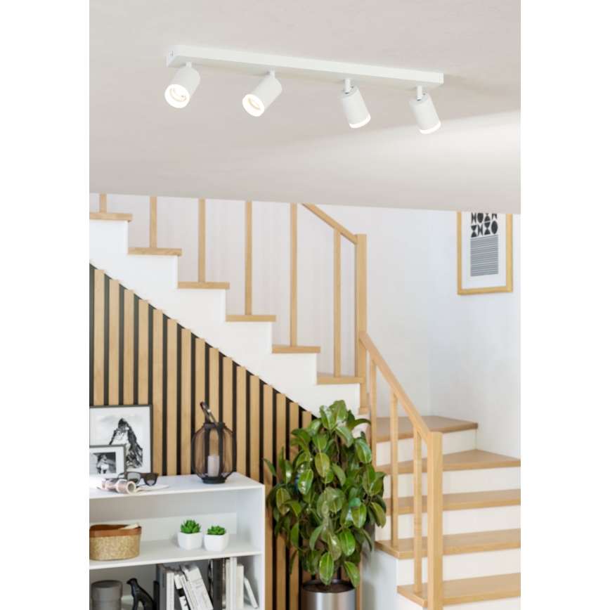 Eglo - Foco empotrable LED RGBW regulable 4xLED/3,7W/230V 2700-6500K blanco