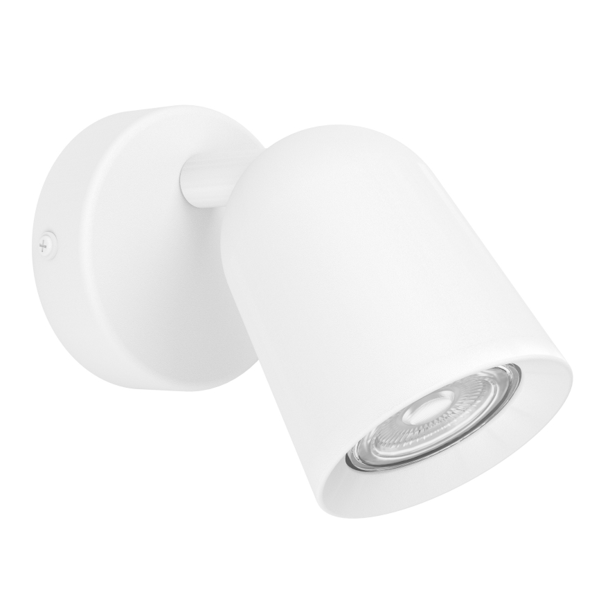 Eglo - Aplique de pared orientable 1xGU10/5W/230V blanco