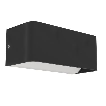 Eglo - LED RGBW Aplique de pared exterior regulable LED/10W/230V 2700-6500K IP55 negro