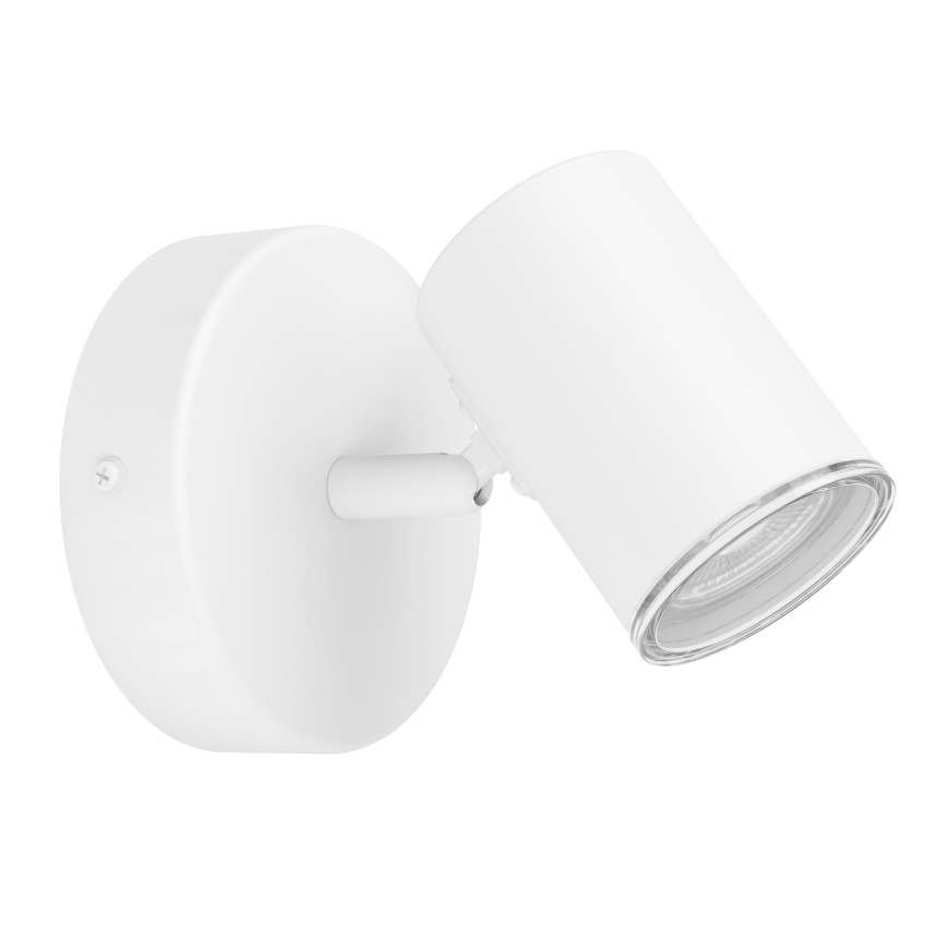 Eglo - Aplique de pared para baño, foco 1xGU10/5W/230V IP44, blanco