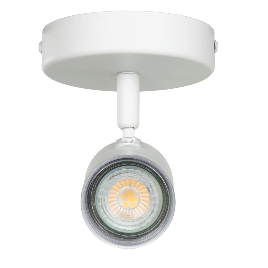 Eglo - Aplique de pared para baño, foco 1xGU10/5W/230V IP44, blanco