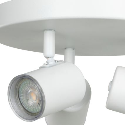Eglo - Foco empotrable para baño 3xGU10/5W/230V IP44 blanco