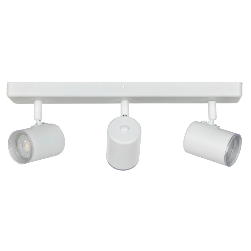 Eglo - Luminaria de focos para baño 3xGU10/5W/230V IP44 blanca