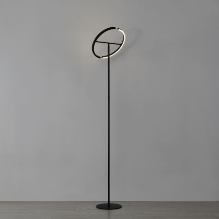 Eglo - Lámpara de pie LED regulable 2xLED/8,8W/230V negra