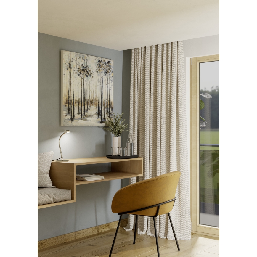 Eglo - Lámpara de sobremesa táctil LED regulable/5W/230V 2700/4000/6500K cromo mate