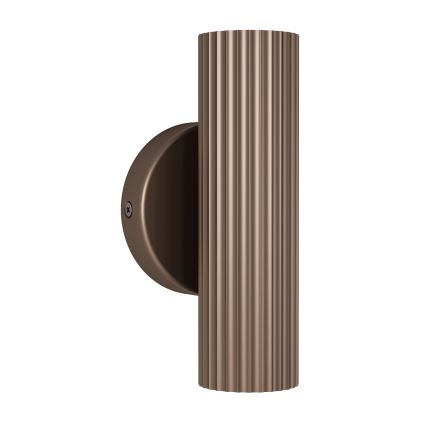 Eglo - Aplique de pared 2xGU10/5W/230V marrón