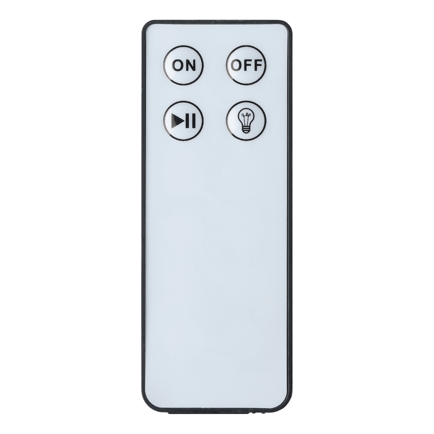 Eglo - Set de 3 lámparas LED RGB para exterior, LED/1W/230V IP44, negras + mando a distancia