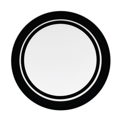 Eglo - Lámpara de techo LED, 24W/230V, Ø 40 cm, negra