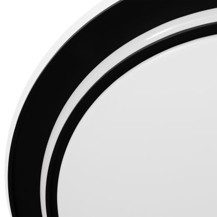 Eglo - Lámpara de techo LED/36W/230V Ø 49 cm negra