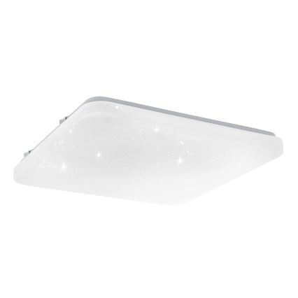 Eglo - Plafón LED para baño, 18W, 230V, 33x33 cm, IP44