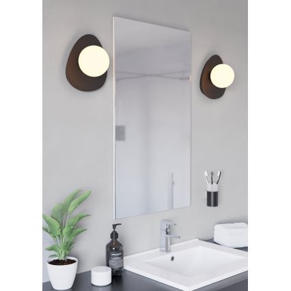 Eglo - Aplique LED de pared para baño 1xG9/4,2W/230V IP44 negro