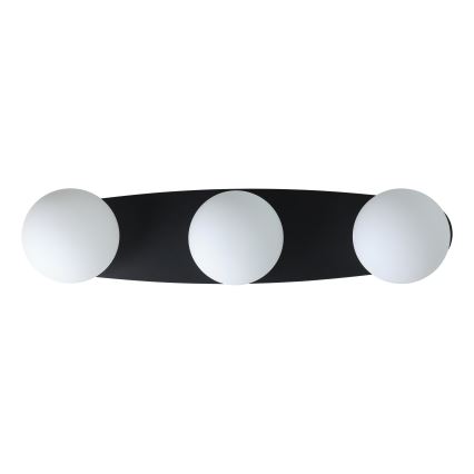 Eglo - Lámpara LED de techo para baño 3xG9/4,2W/230V IP44 negra