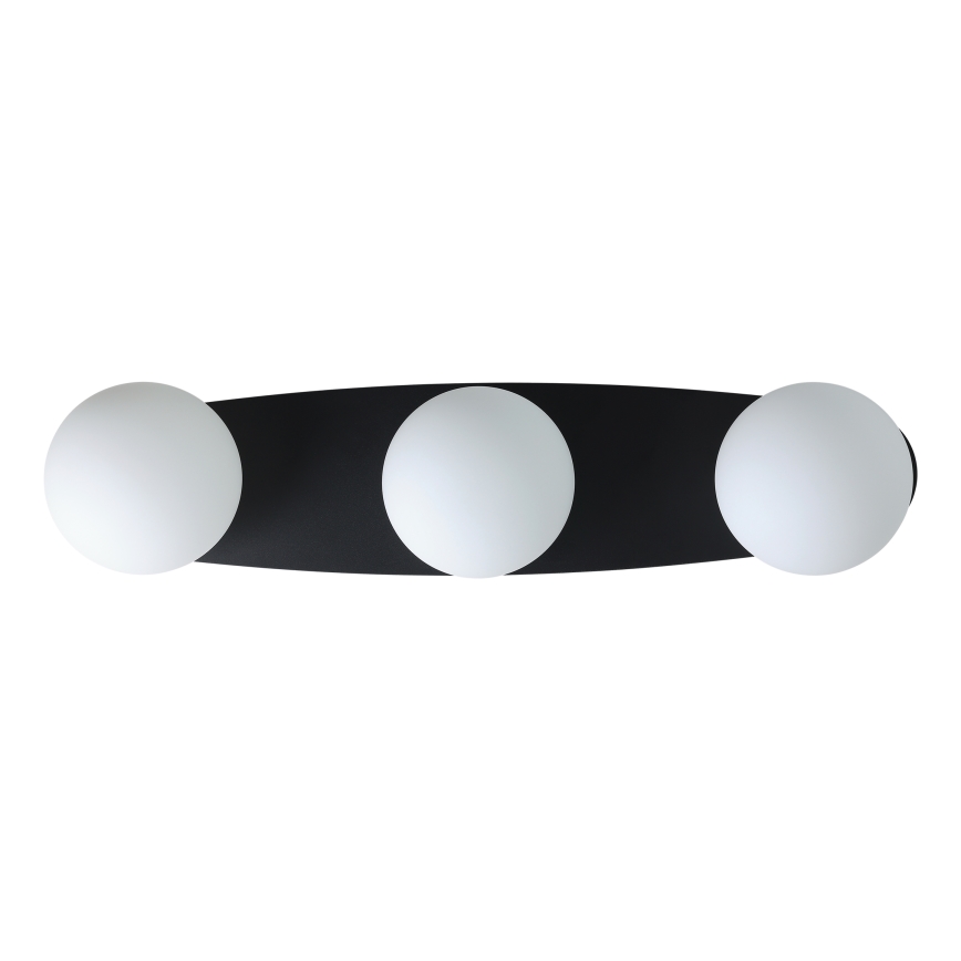 Eglo - Lámpara LED de techo para baño 3xG9/4,2W/230V IP44 negra