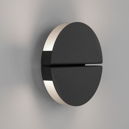 Eglo - Aplique de pared exterior LED/4,5W/230V 2700/4000/6500K IP44 negro