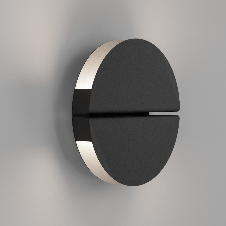 Eglo - Aplique de pared exterior LED/4,5W/230V 2700/4000/6500K IP44 negro