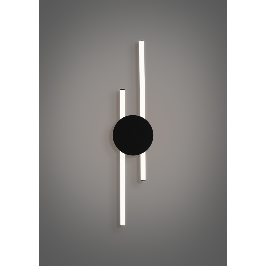 Eglo - Aplique de pared LED/20W/230V + LED/0,91W negro