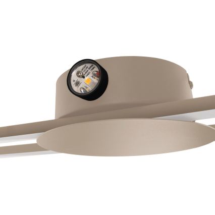 Eglo - Aplique de pared LED/20W/230V + LED/0,91W beige