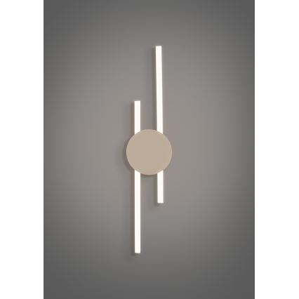 Eglo - Aplique de pared LED/20W/230V + LED/0,91W beige