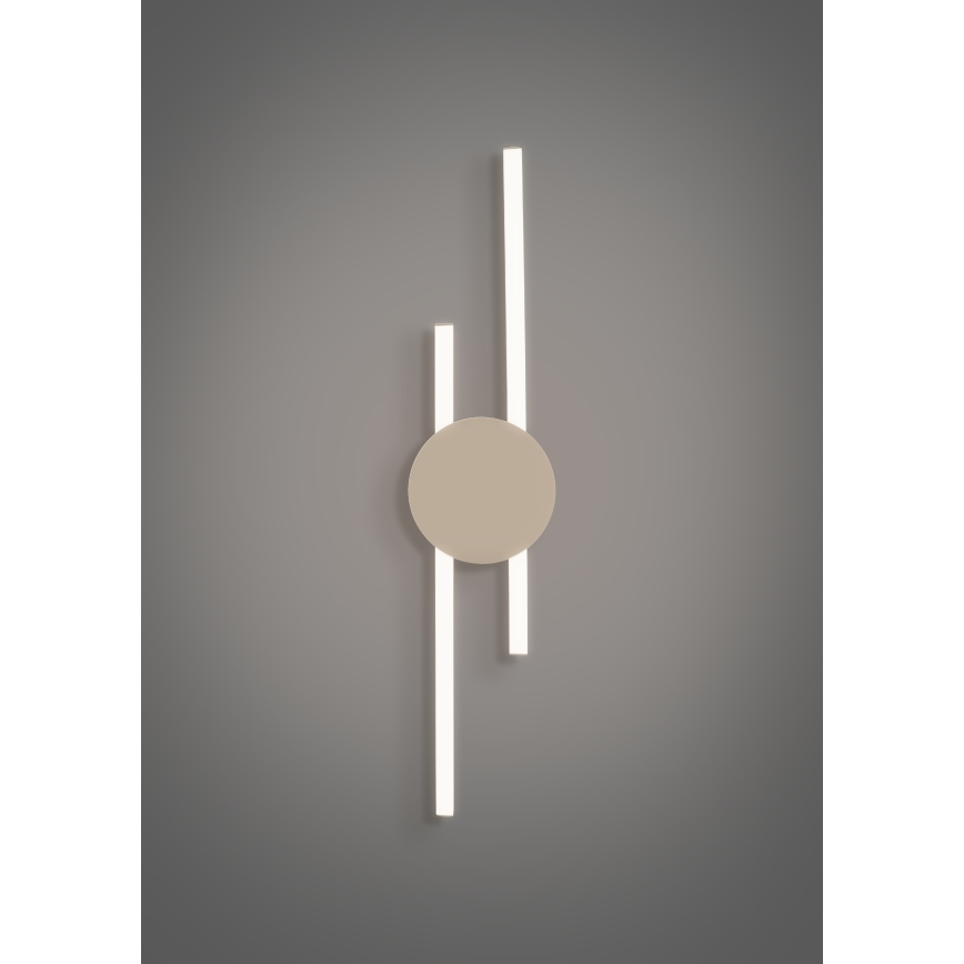 Eglo - Aplique de pared LED/20W/230V + LED/0,91W beige