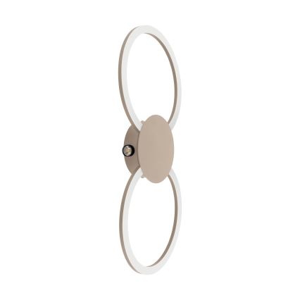 Eglo - Aplique de pared LED/20W/230V + LED/0,91W beige